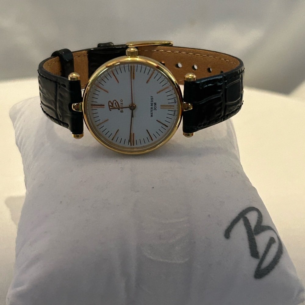 Brizo Ladies Goldtone Stainless Steel watch